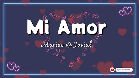 amor lyrics|amor lyrics by marioo.